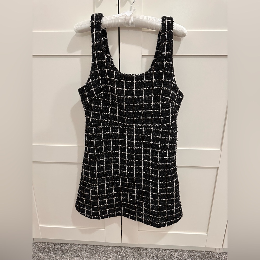 MANGO Tweed Dress Size S